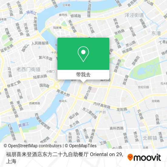 福朋喜来登酒店东方二十九自助餐厅 Oriental on 29地图