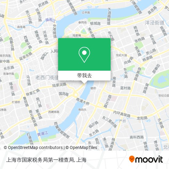 上海市国家税务局第一稽查局地图