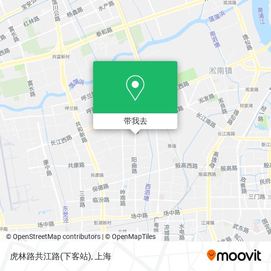 虎林路共江路(下客站)地图