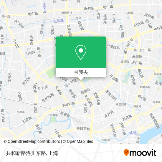 共和新路洛川东路地图