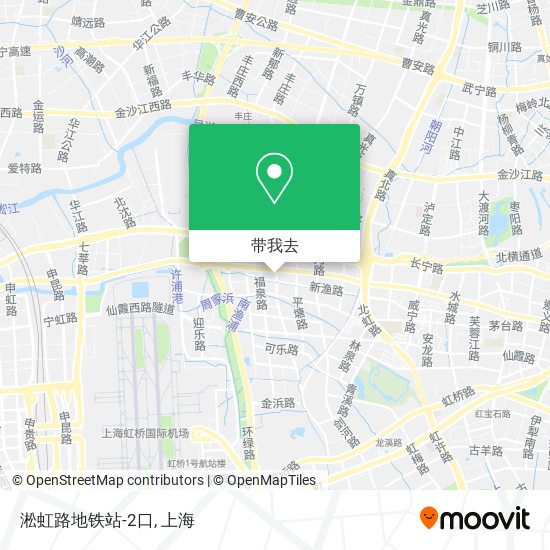 淞虹路地铁站-2口地图