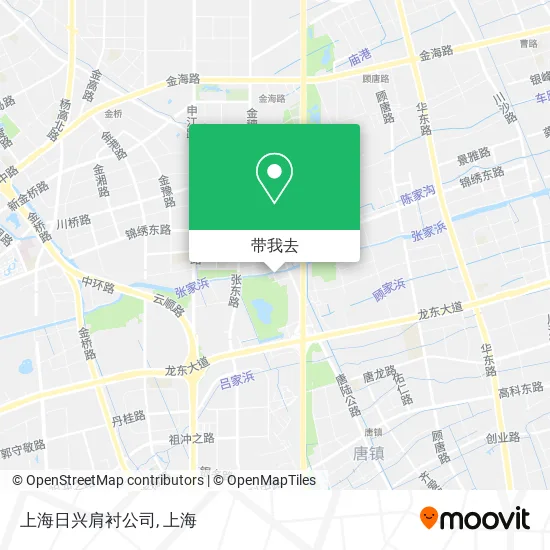 上海日兴肩衬公司地图