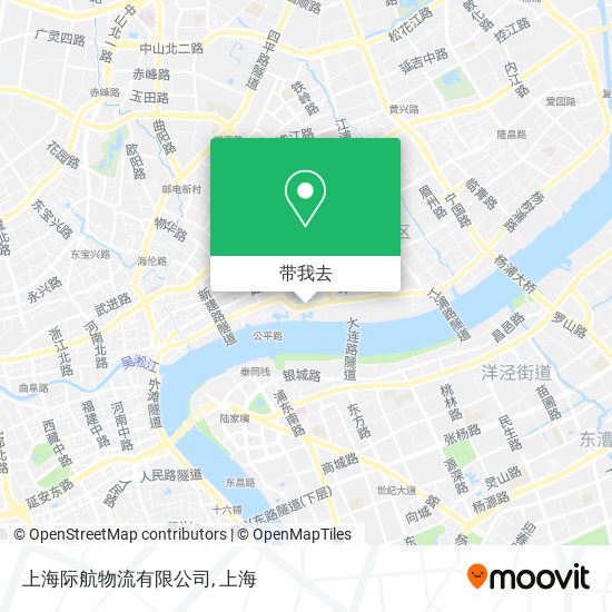 上海际航物流有限公司地图