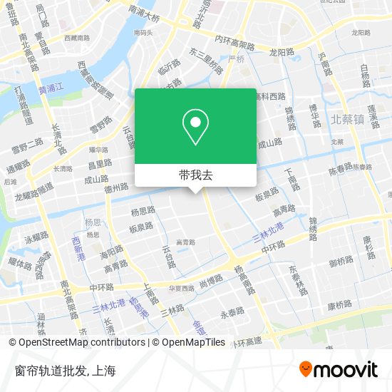 窗帘轨道批发地图