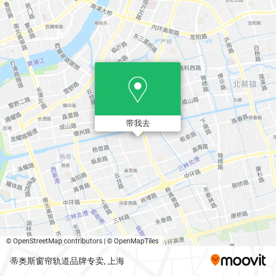 蒂奥斯窗帘轨道品牌专卖地图