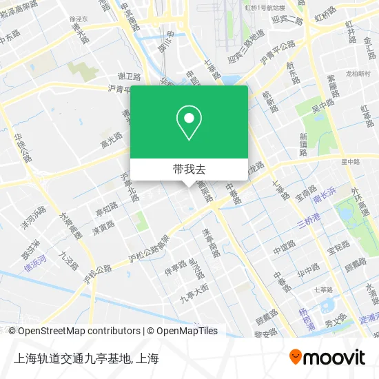 上海轨道交通九亭基地地图