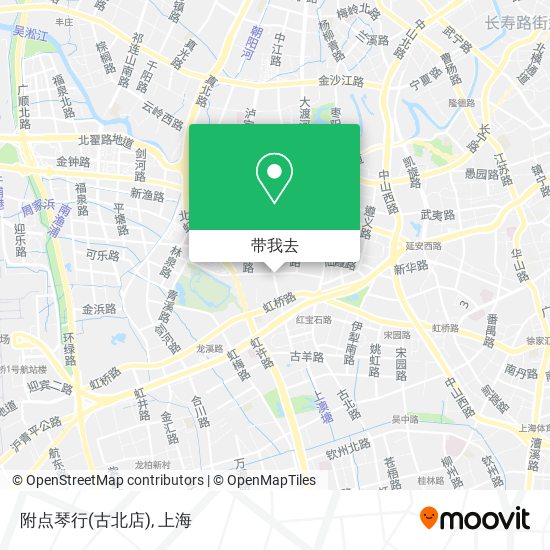 附点琴行(古北店)地图