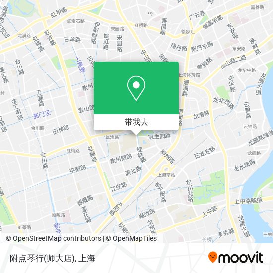 附点琴行(师大店)地图