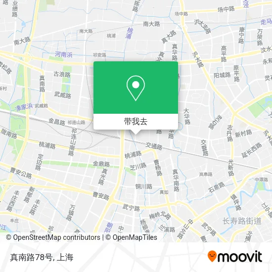 真南路78号地图