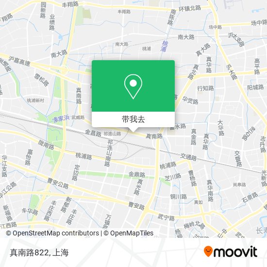 真南路822地图