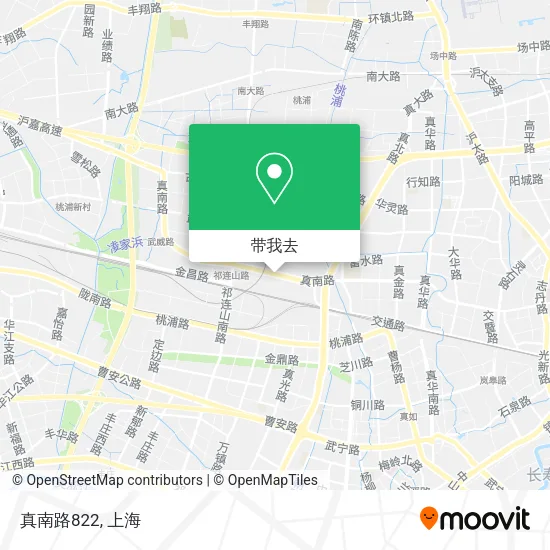 真南路822地图