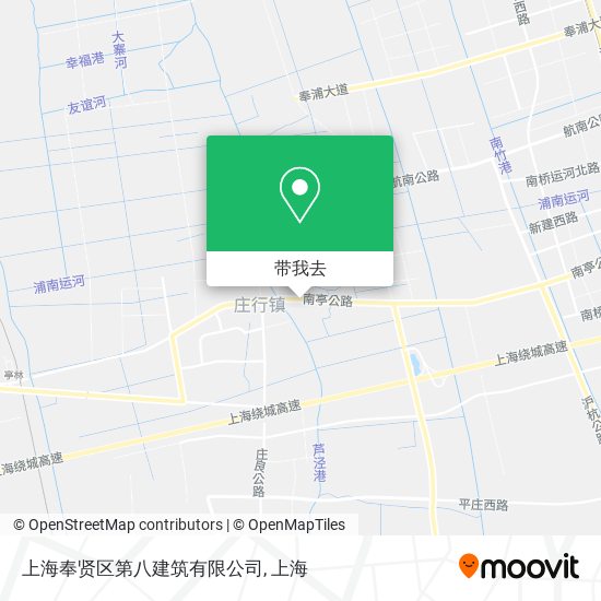 上海奉贤区第八建筑有限公司地图