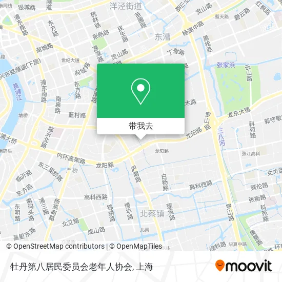 牡丹第八居民委员会老年人协会地图