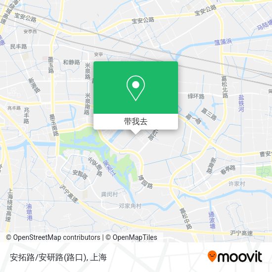 安拓路/安研路(路口)地图