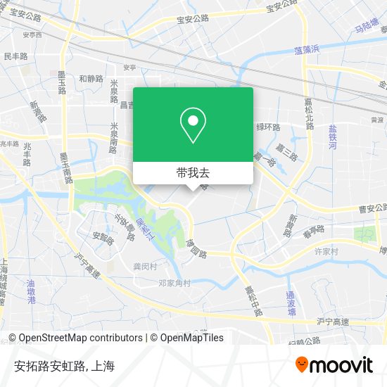 安拓路安虹路地图