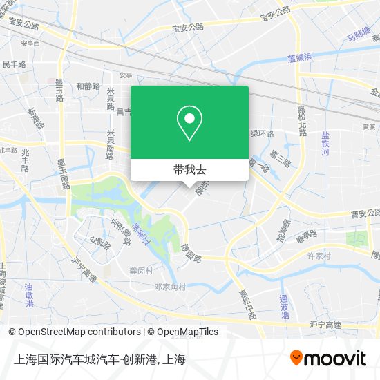 上海国际汽车城汽车·创新港地图