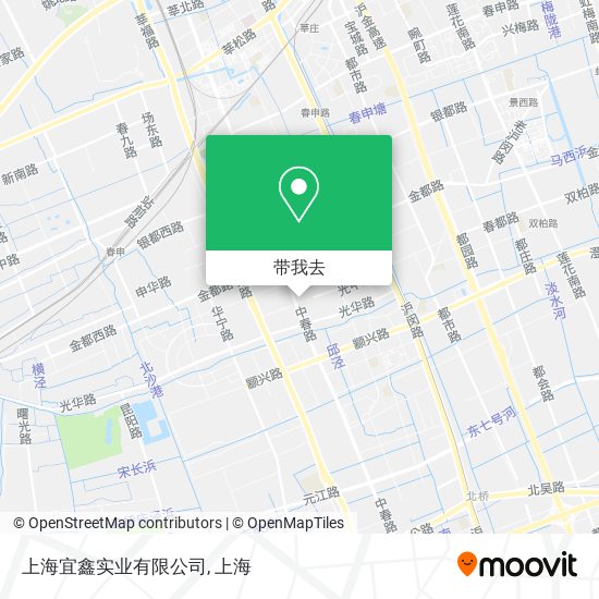 上海宜鑫实业有限公司地图