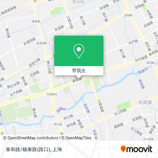 泰和路/杨泰路(路口)地图