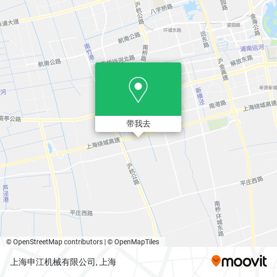 上海申江机械有限公司地图