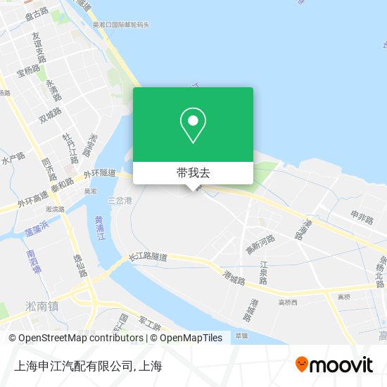 上海申江汽配有限公司地图