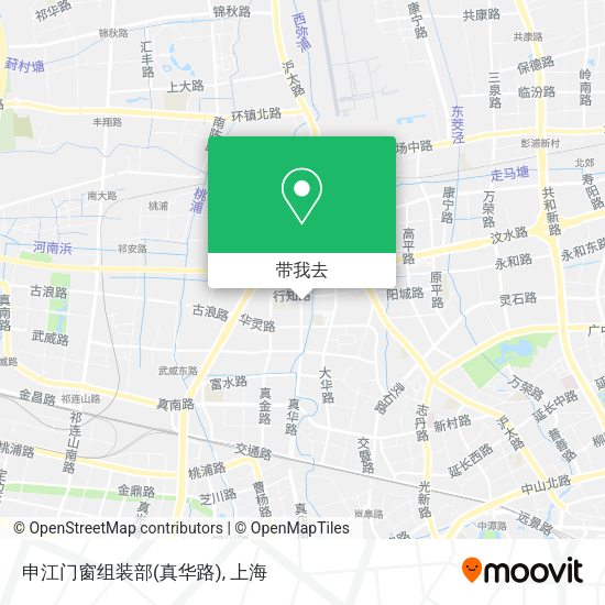 申江门窗组装部(真华路)地图