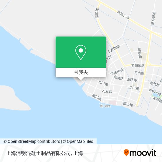 上海浦明混凝土制品有限公司地图