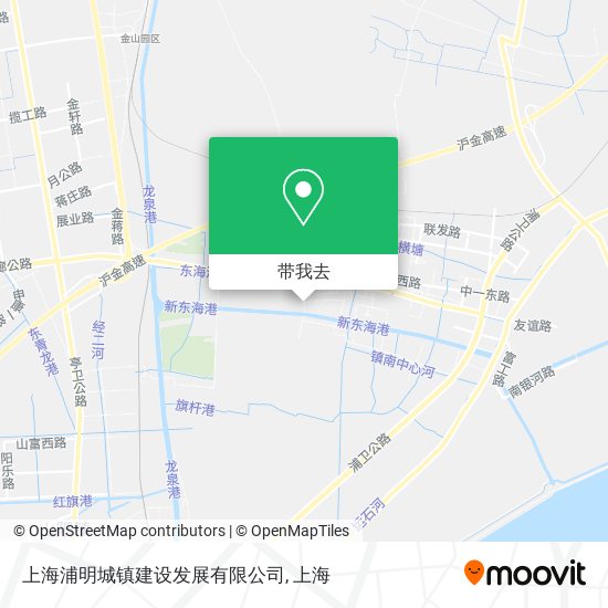 上海浦明城镇建设发展有限公司地图