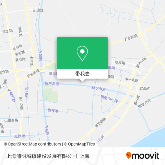 上海浦明城镇建设发展有限公司地图