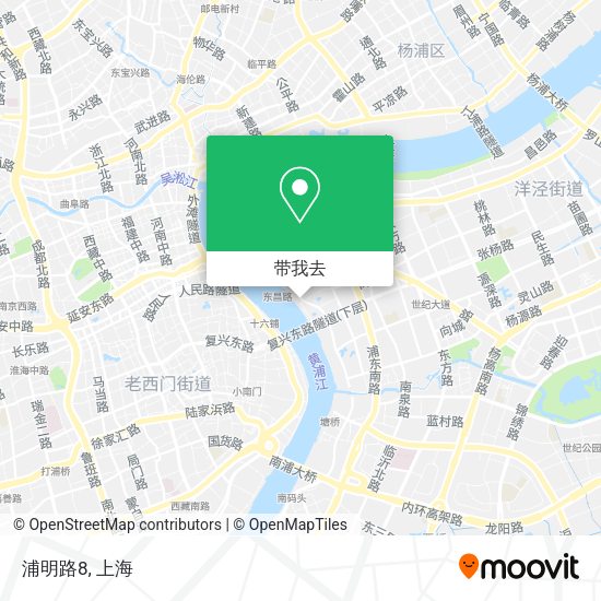 浦明路8地图