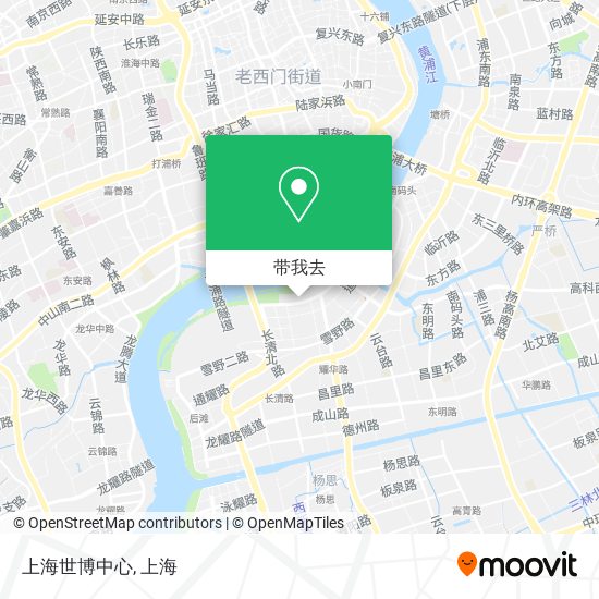 上海世博中心地图