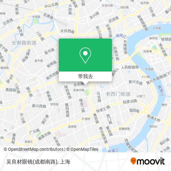 吴良材眼镜(成都南路)地图