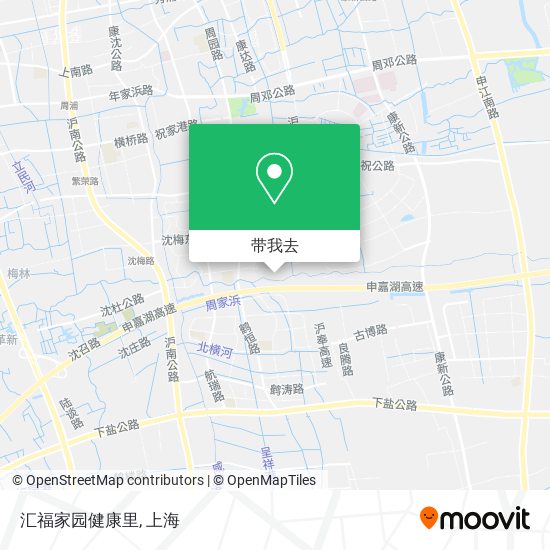 汇福家园健康里地图