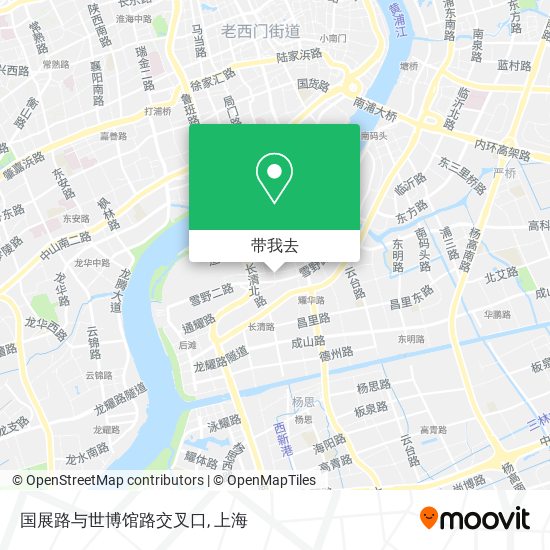 国展路与世博馆路交叉口地图