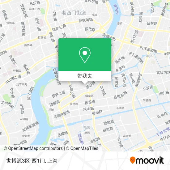 世博源3区-西1门地图