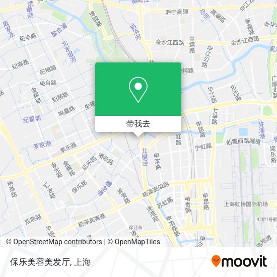 保乐美容美发厅地图