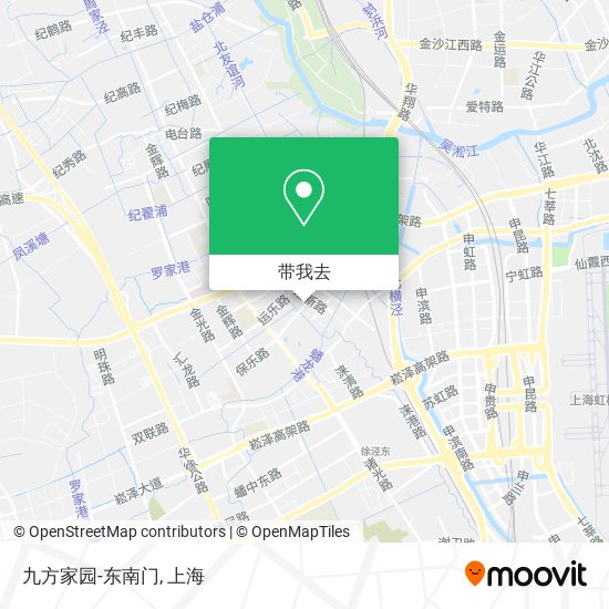 九方家园-东南门地图