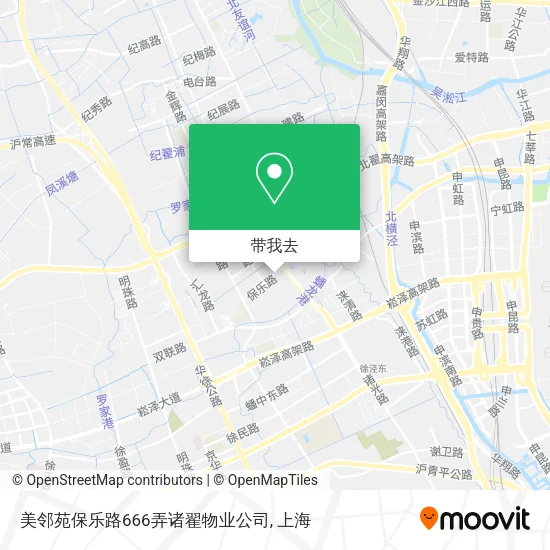 美邻苑保乐路666弄诸翟物业公司地图