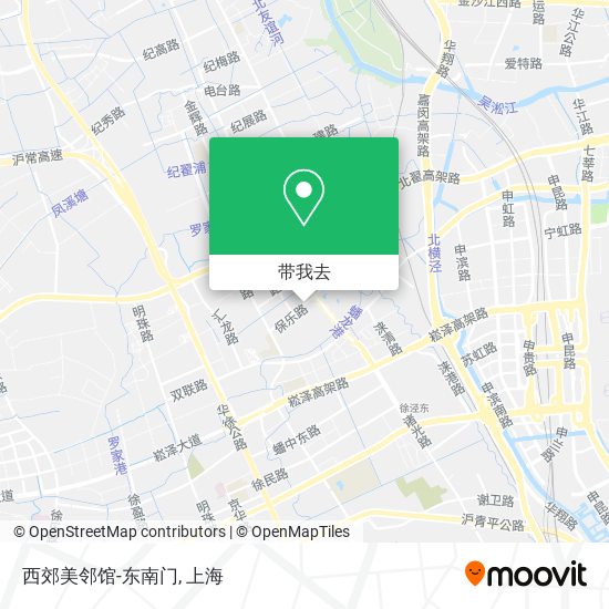 西郊美邻馆-东南门地图