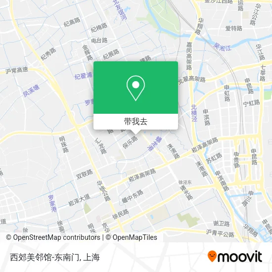 西郊美邻馆-东南门地图