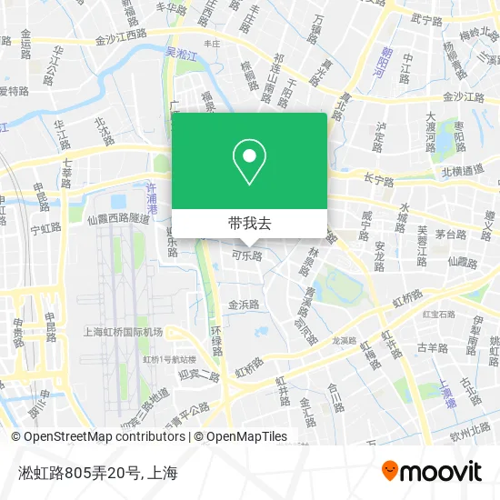 淞虹路805弄20号地图