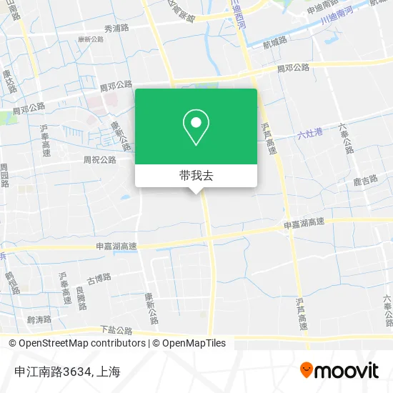 申江南路3634地图