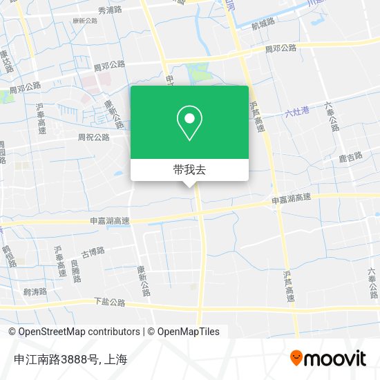 申江南路3888号地图