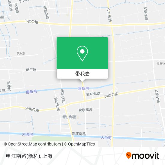 申江南路(新桥)地图