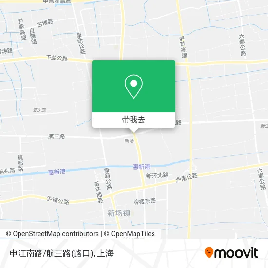 申江南路/航三路(路口)地图