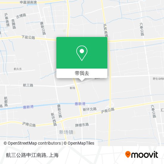 航三公路申江南路地图