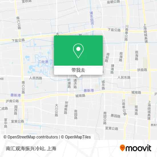 南汇观海振兴冷站地图