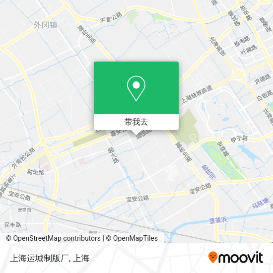 上海运城制版厂地图