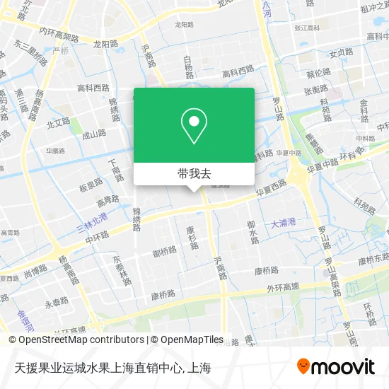 天援果业运城水果上海直销中心地图