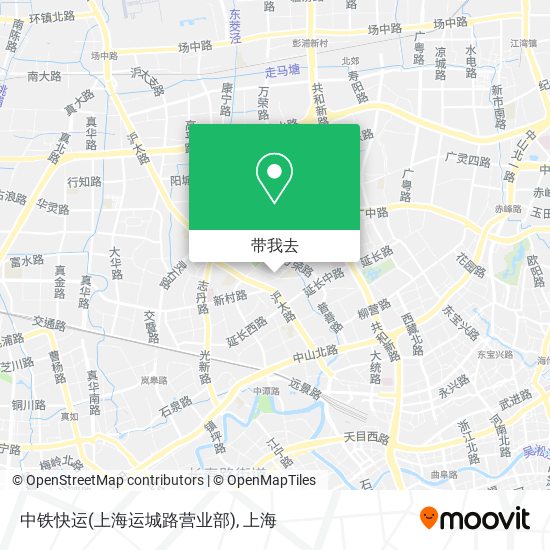 中铁快运(上海运城路营业部)地图