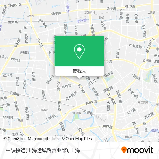中铁快运(上海运城路营业部)地图